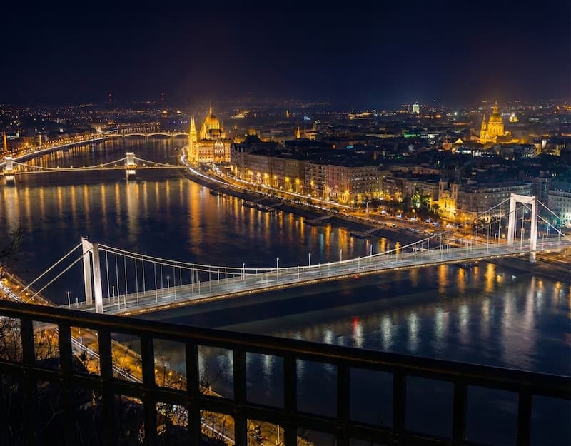 gellért spot to view firework budapest