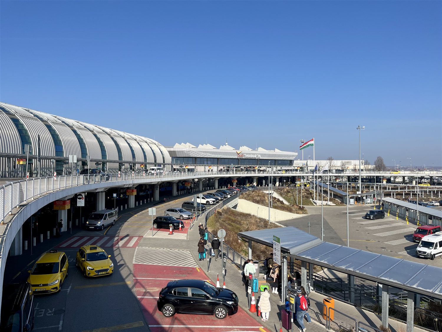 Terminal 2 building at Budapest Ferenc Liszt International Airport