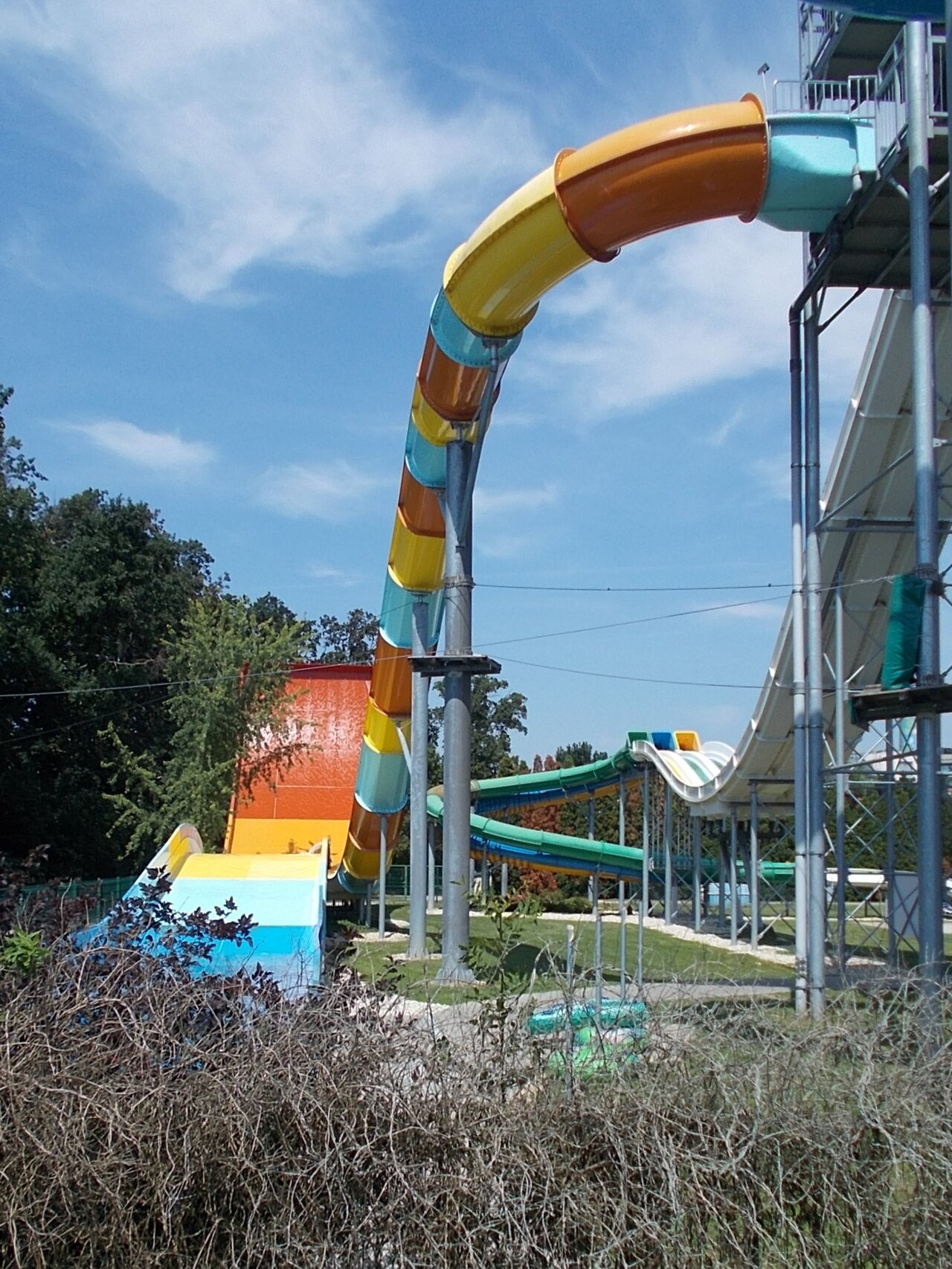 Water slides at the Sárvár spa