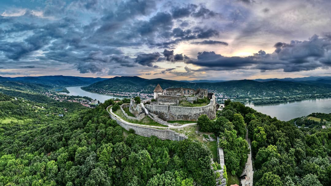 Visegrád Citadel overlooking the Danube Bend