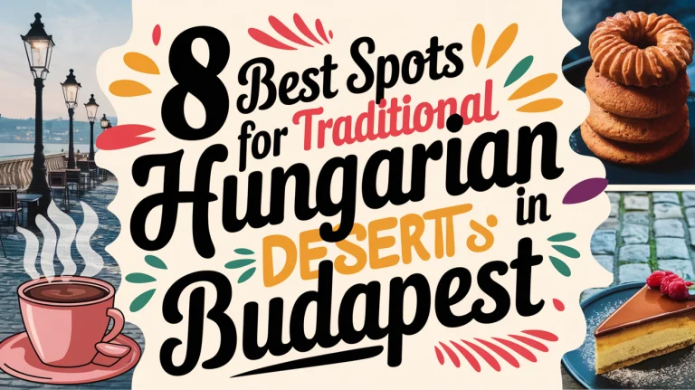 Desserts in Budapest