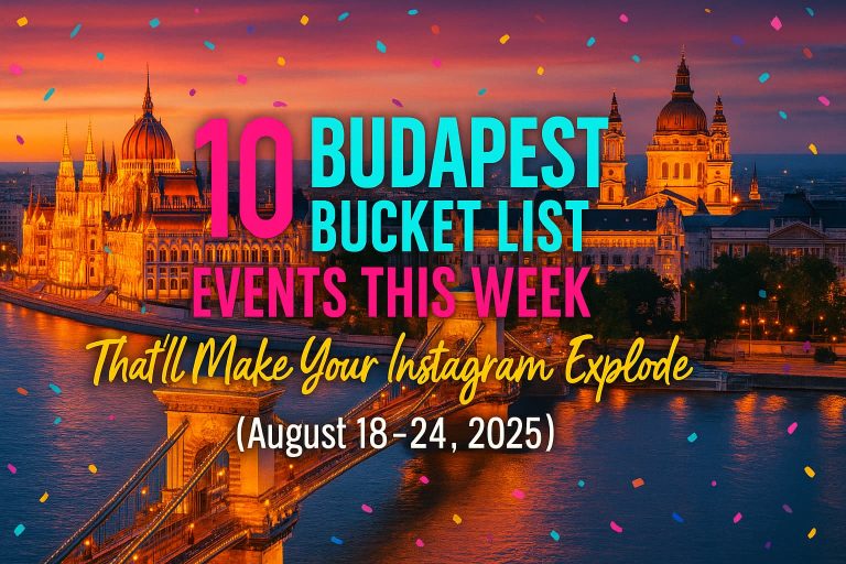 Budapest events this week