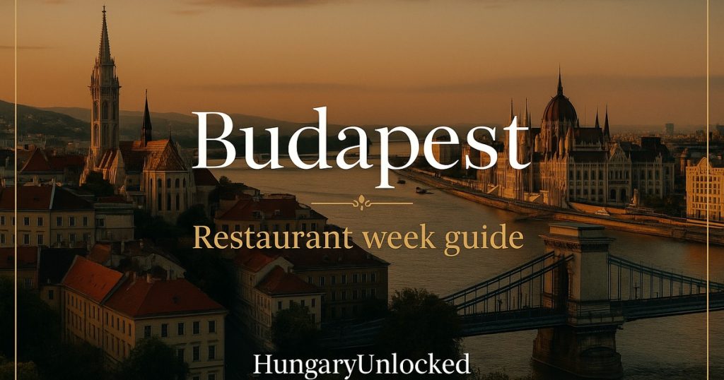 budapest restaurant week guide