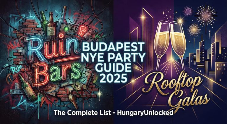 Budapest New Year's Eve Party Guide 2025 The Complete List from Ruin Bars to Rooftop Galas