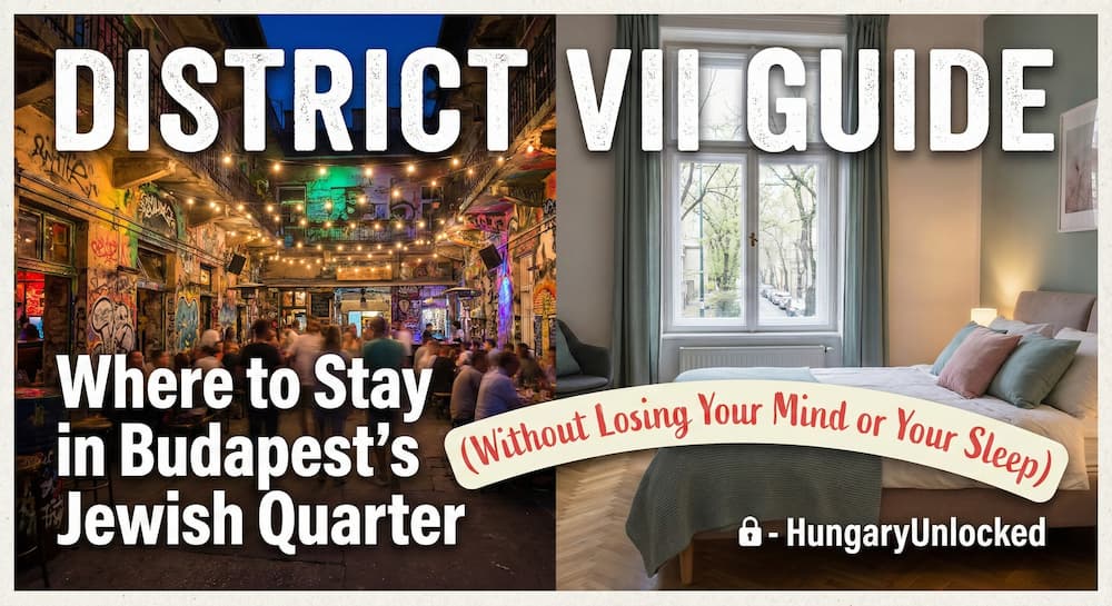 District VII Guide Where to Stay in Budapest's Jewish Quarter (Without Losing Your Mind or Your Sleep)