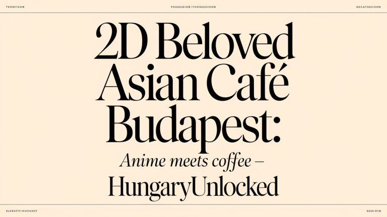 2D Beloved Asian Cafe Budapest: Anime Meets Coffee - HungaryUnlocked - HungaryUnlocked travel blog header