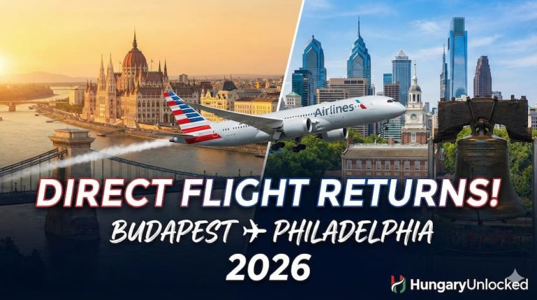 American Airlines Budapest-Philadelphia Direct Flight Returns in 2026
