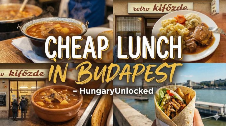 Cheap Lunch in Budapest