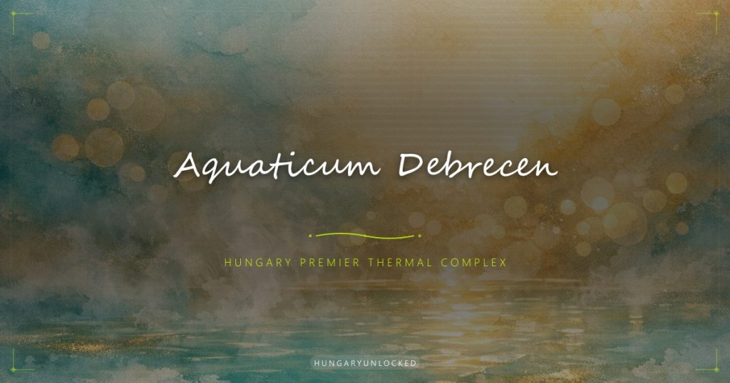 Aquaticum Debrecen thermal bath Hungary - dreamy spa atmosphere with turquoise waters