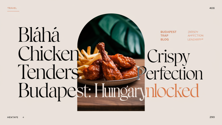 Blaha Chicken Tenders Budapest: Crispy Perfection - HungaryUnlocked - HungaryUnlocked travel blog header