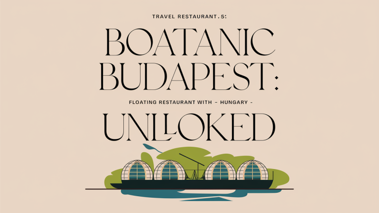 BOATanic Budapest: Floating Restaurant with Igloos - HungaryUnlocked - HungaryUnlocked travel blog header