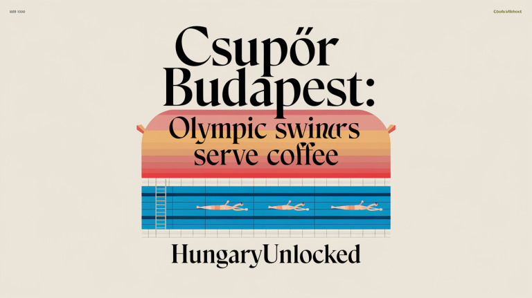 Csupor Budapest: Olympic Swimmers Serve Coffee - HungaryUnlocked - HungaryUnlocked travel blog header