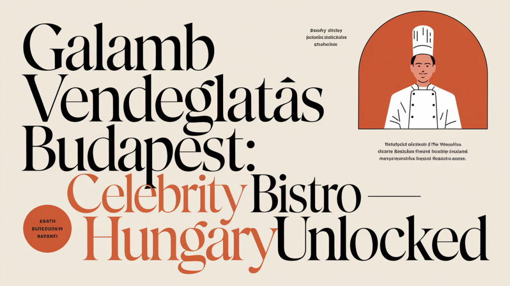 Galamb Vendeglatas Budapest: Celebrity Bistro - HungaryUnlocked - HungaryUnlocked travel blog header