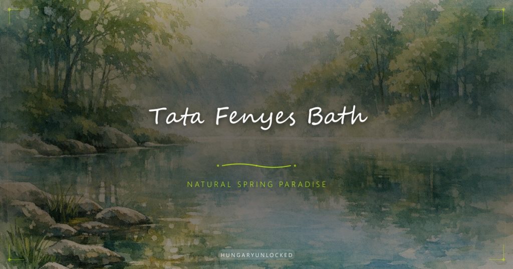 Tata Fényes Bath Hungary - natural spring paradise swimming